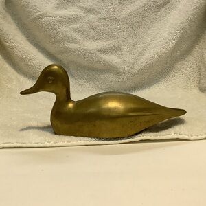 Brass Duck Figurine